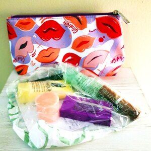 CLINIQUE 7pc Makeup GWP Mascara Lipstick 7Day Scrub All About Eyes Shadow Lotion
